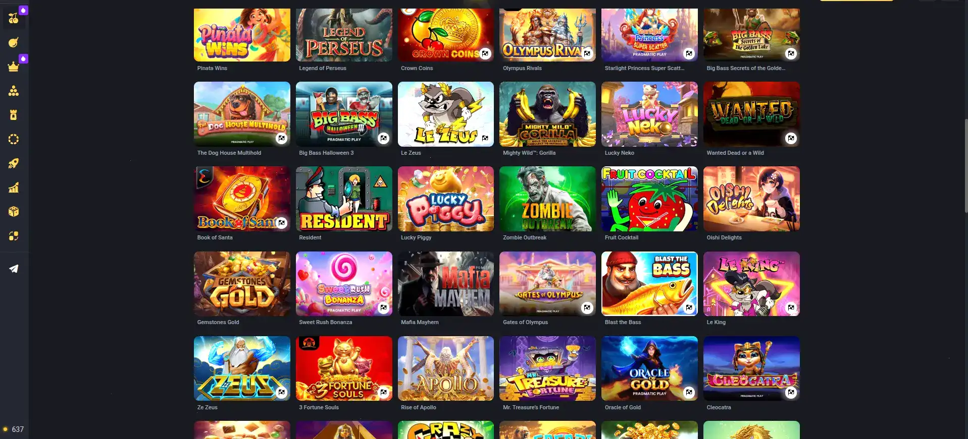 Мобильная версия Izzi casino